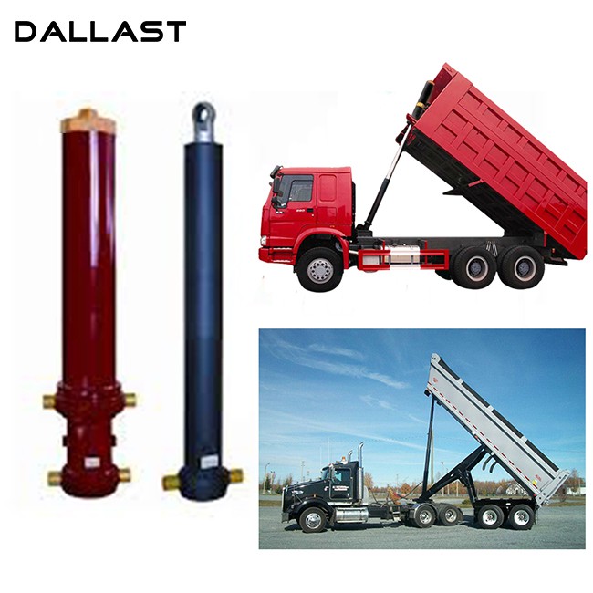 구면 아이가있는 프런트 엔드 유압 실린더